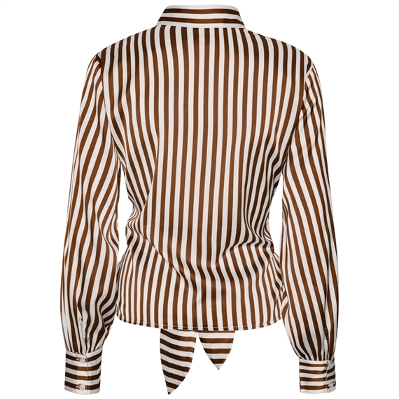 Karmamia Lee Skjorte, Toffee Stripes